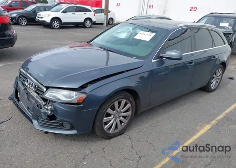 2010 Audi A4 2.0T Premium from USA, damaged, VIN WAUWFAFL2AA026379